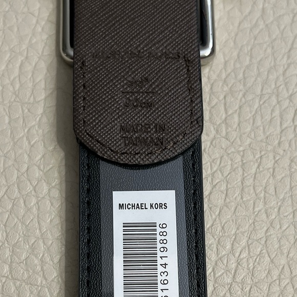 NWT - Michael Kors Men’s Leather Reversible Belt - Brown/Black - Size 36 - Picture 7 of 8